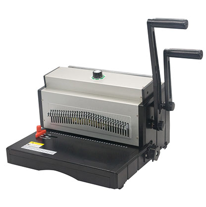 Біндер на металеву пружину YIBO MT8703 квадратні отвори (000011984)